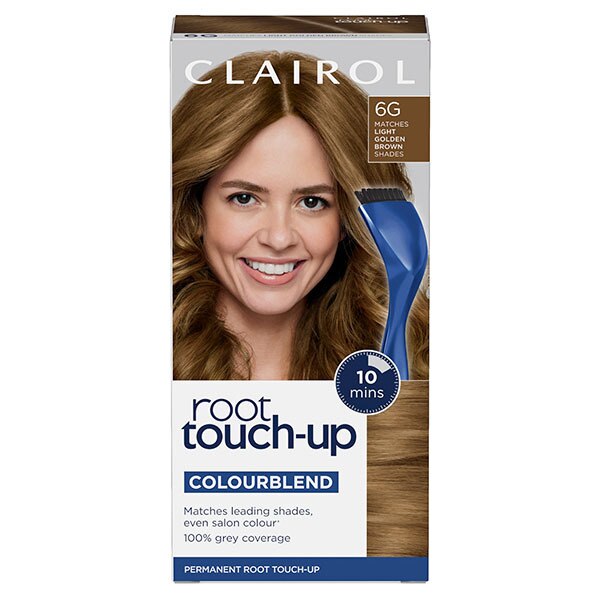 Clairol Root Touch-Up Hair Dye 2 Black GOODS Superdrug 6G Light Golden Brown  