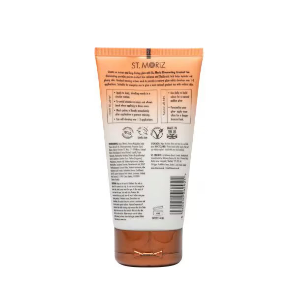St Moriz Gradual Tanning Lotion Illuminating Glow - British product