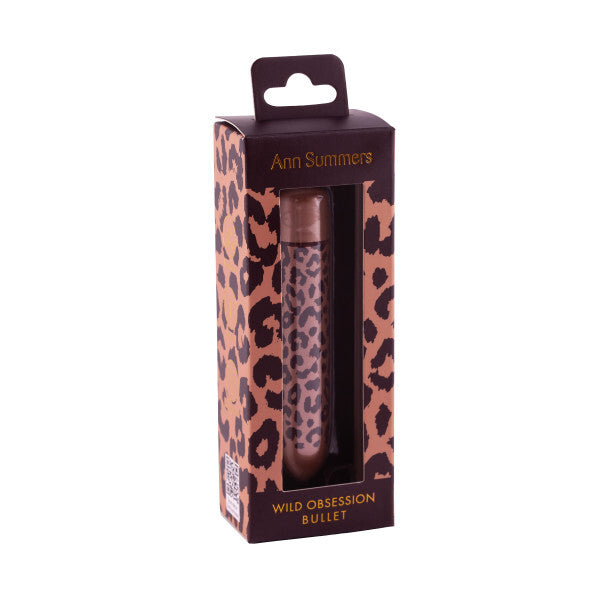 Ann Summers Wild Obsession 10 function animal print bullet vibrator - British product