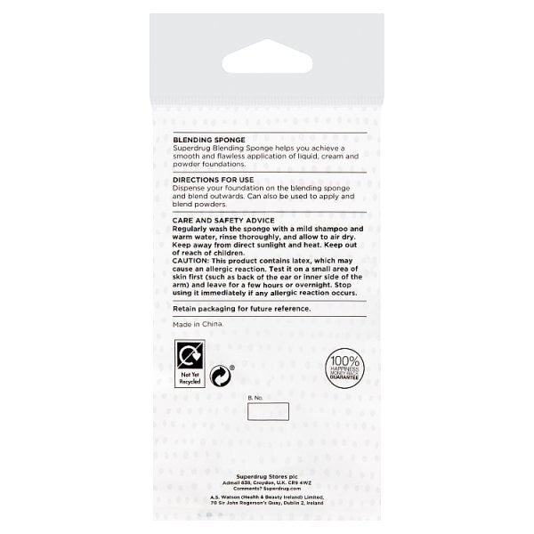 Superdrug Blending Sponge Light Pink GOODS Superdrug   