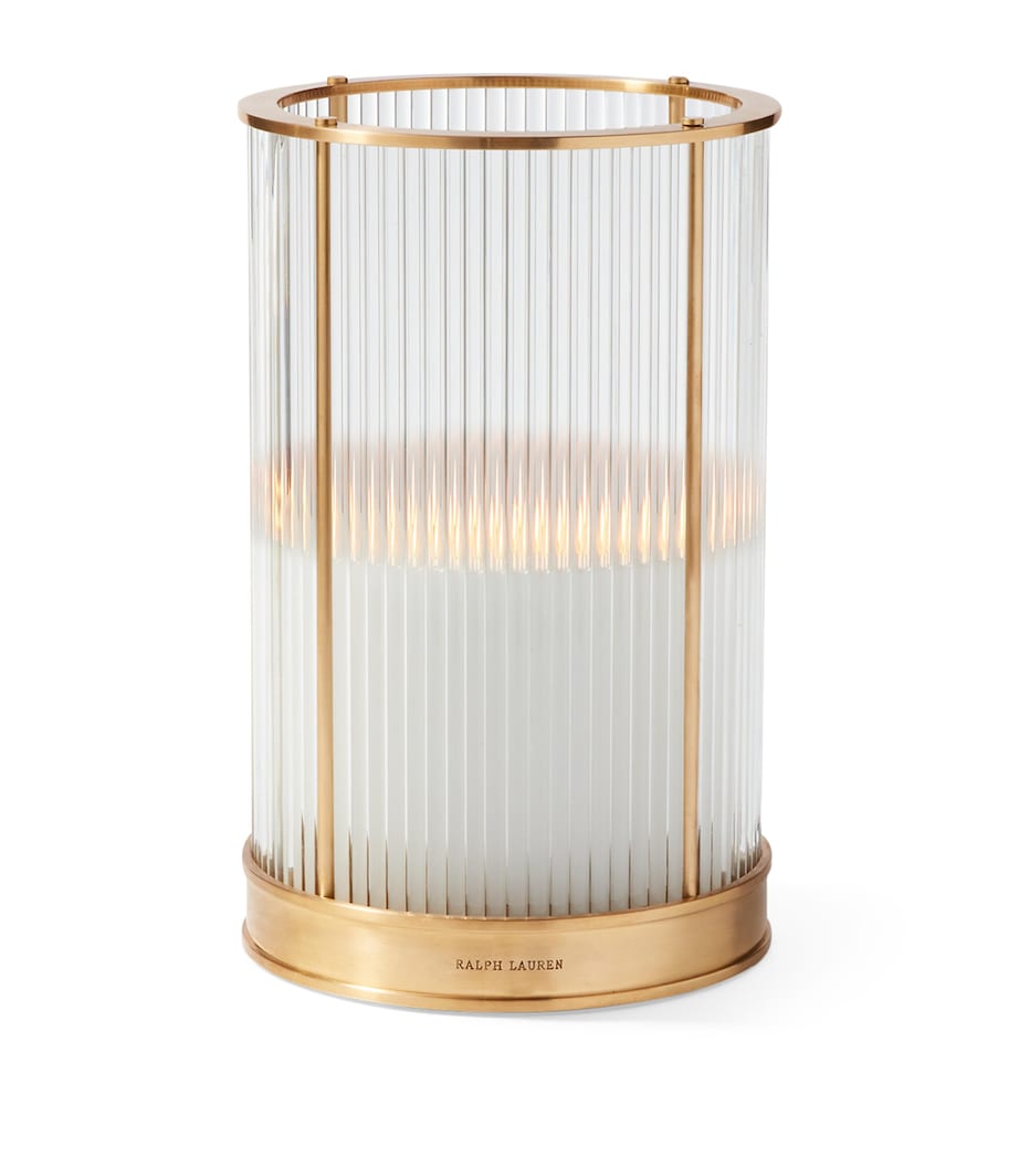 Ralph Lauren Home Medium Allen Hurricane candle holder 30.5cm, imported from the UK
