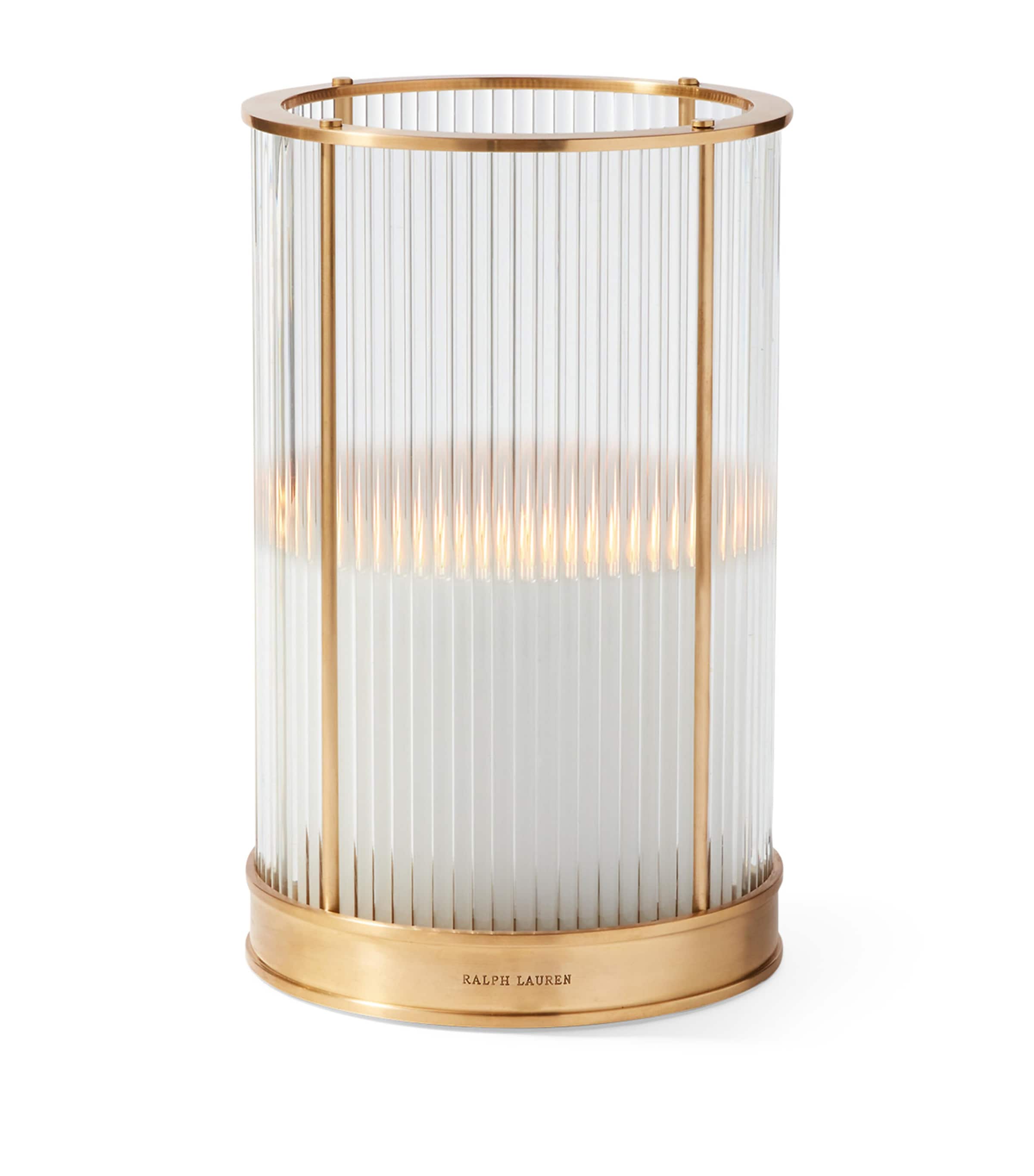 Ralph Lauren Home Medium Allen Hurricane candle holder 30.5cm, imported from the UK