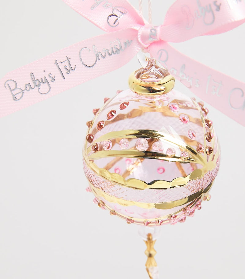 Artifactually baby girl ornament, UK version