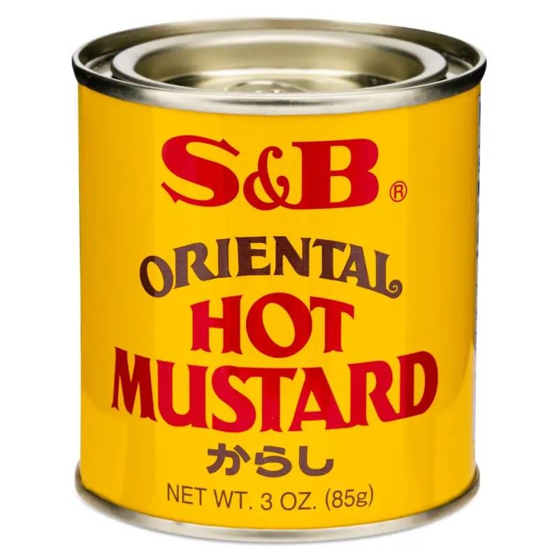 S&B Oriental karashi hot mustard powder (British brand)
