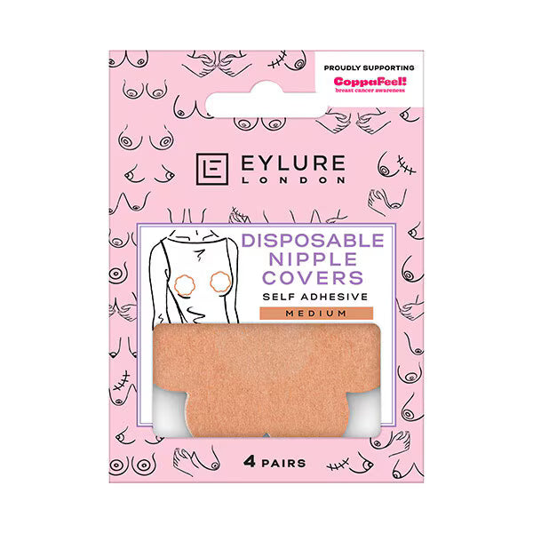 Eylure Disposable Nipple Cover Medium 4 Pair Pack - British product