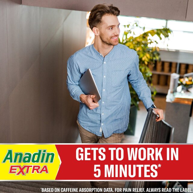 Anadin Extra Aspirin & Paracetamol Fast Acting Pain Killer Caplets   16 per pack - McGrocer