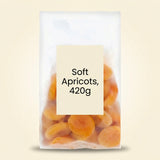 Holland & Barrett soft apricots 420g, imported from the UK