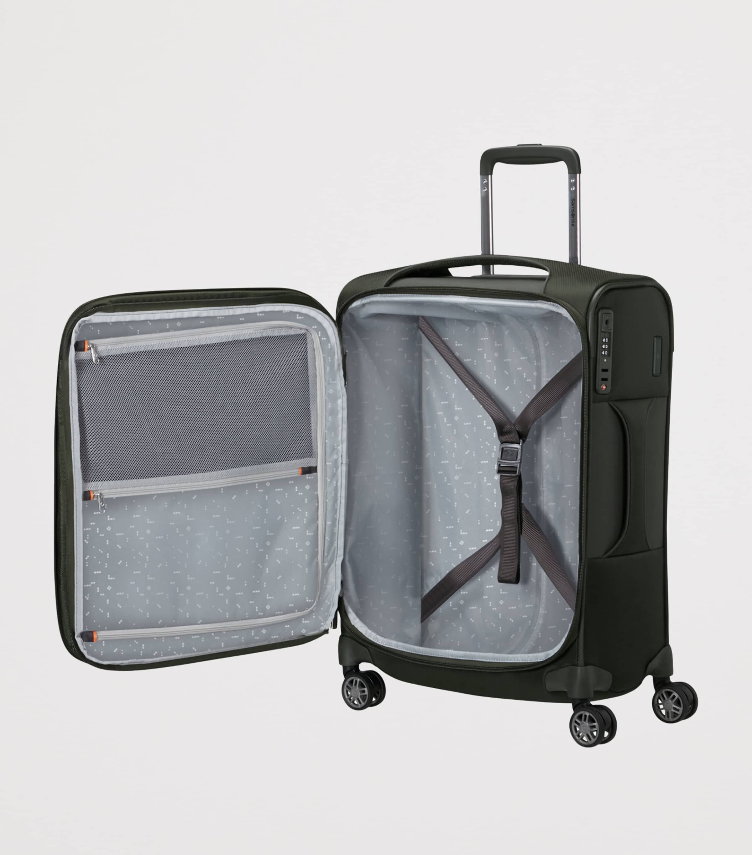 Samsonite Expandable Re-Lite Spinner Suitcase 55cm (British brand)