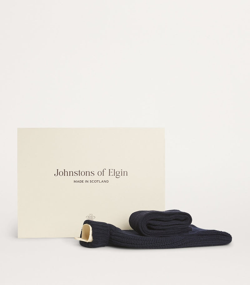 Johnstons of Elgin hot water bottle and socks, imported from the UK
