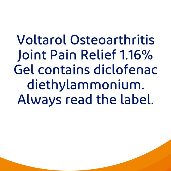 Voltarol Osteoarthritis Joint Pain Relief Gel 1.16% 100g GOODS Superdrug   