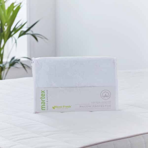 Martex Health & Wellness Cotton Quilted Pillow Protector GOODS Superdrug   