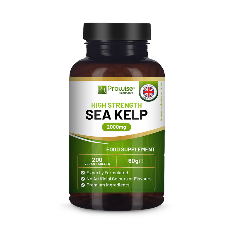 Prowise Healthcare sea kelp 2000mg vegan tablets, UK version