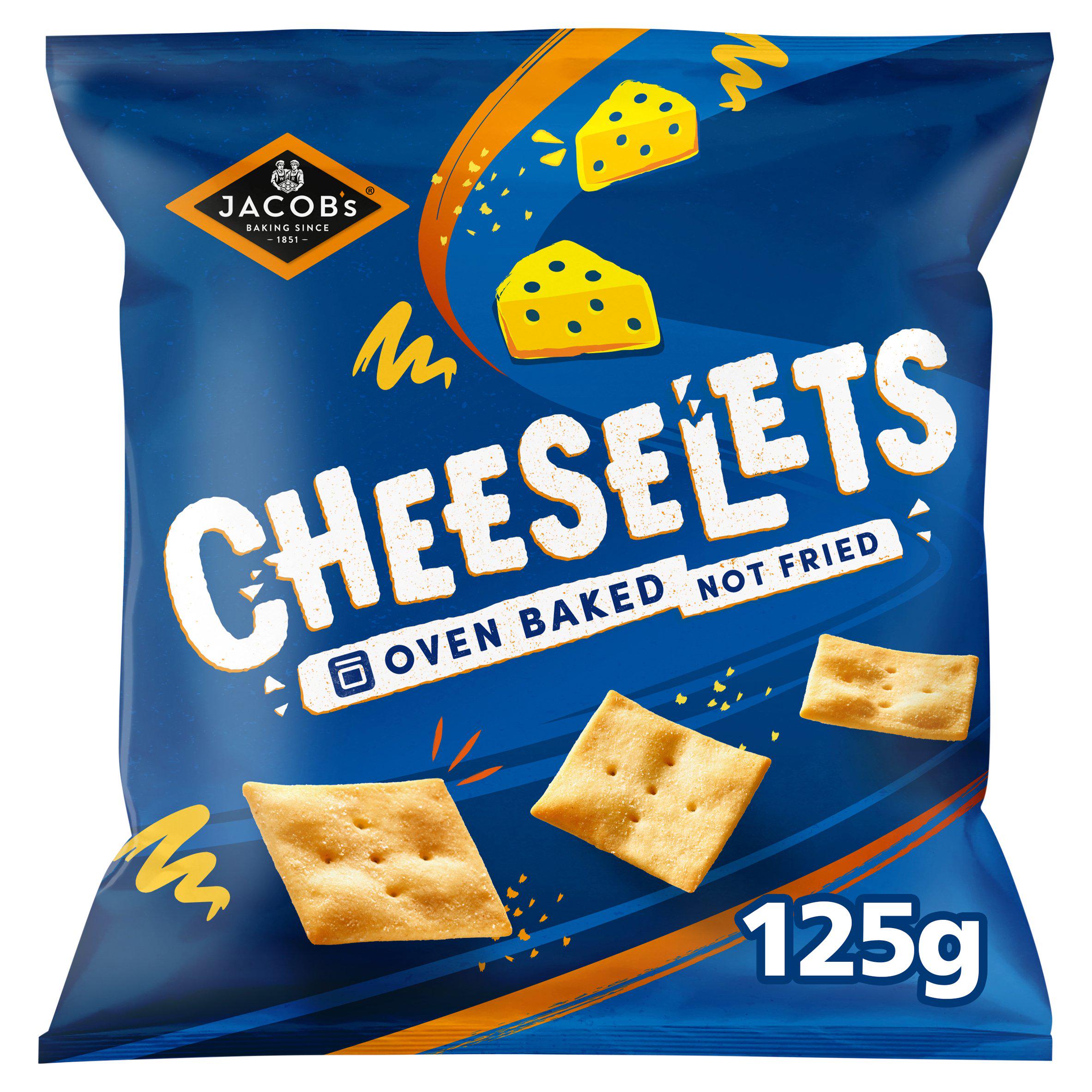 Jacob's Cheeselets Cheese Snacks 125g GOODS Sainsburys   