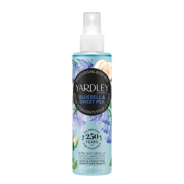 Yardley Bluebell & Sweetpea Fragrance Mist 200ml