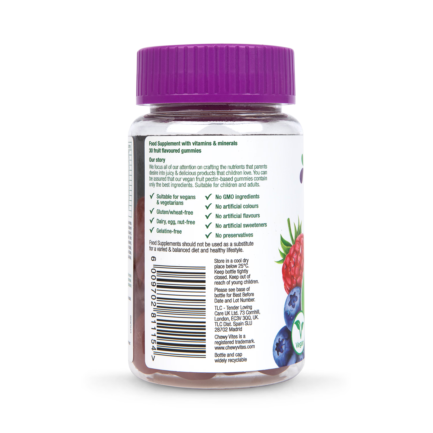Chewy Vites Kids Multivitamin 30 Gummies - British product