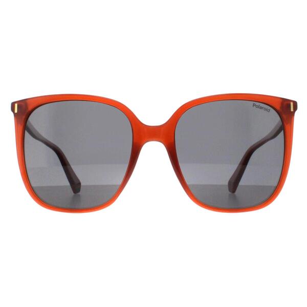 Polaroid PLD 6218 orange polarized women sunglasses, imported from the UK