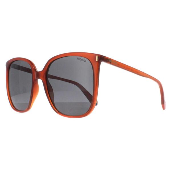 Polaroid PLD 6218 orange polarized women sunglasses, imported from the UK