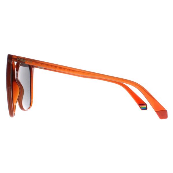 Polaroid PLD 6218 orange polarized women sunglasses, imported from the UK