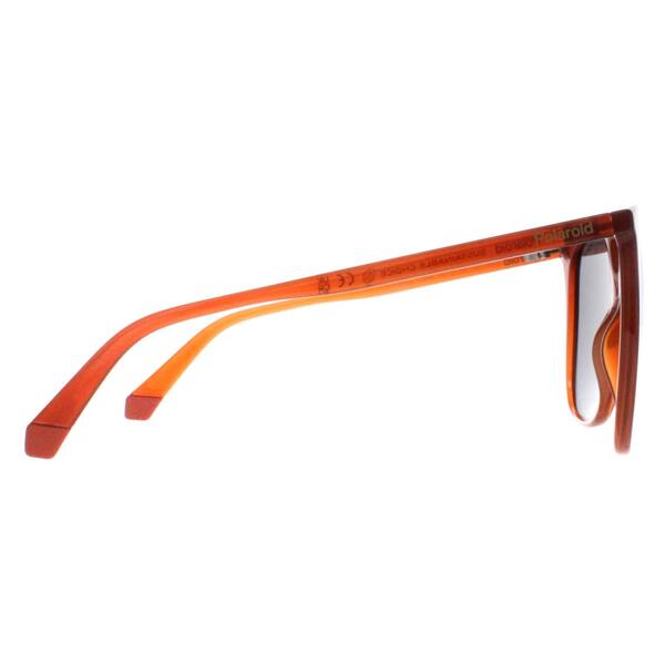 Polaroid PLD 6218 orange polarized women sunglasses, imported from the UK