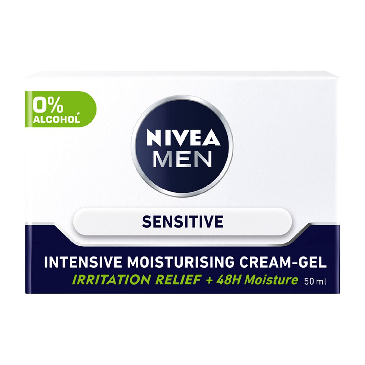 NIVEA MEN Sensitive Intensive Face Moisturiser Cream-Gel 50ml GOODS Boots   