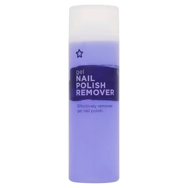 Superdrug nail polish remover gel 250ml (British brand)