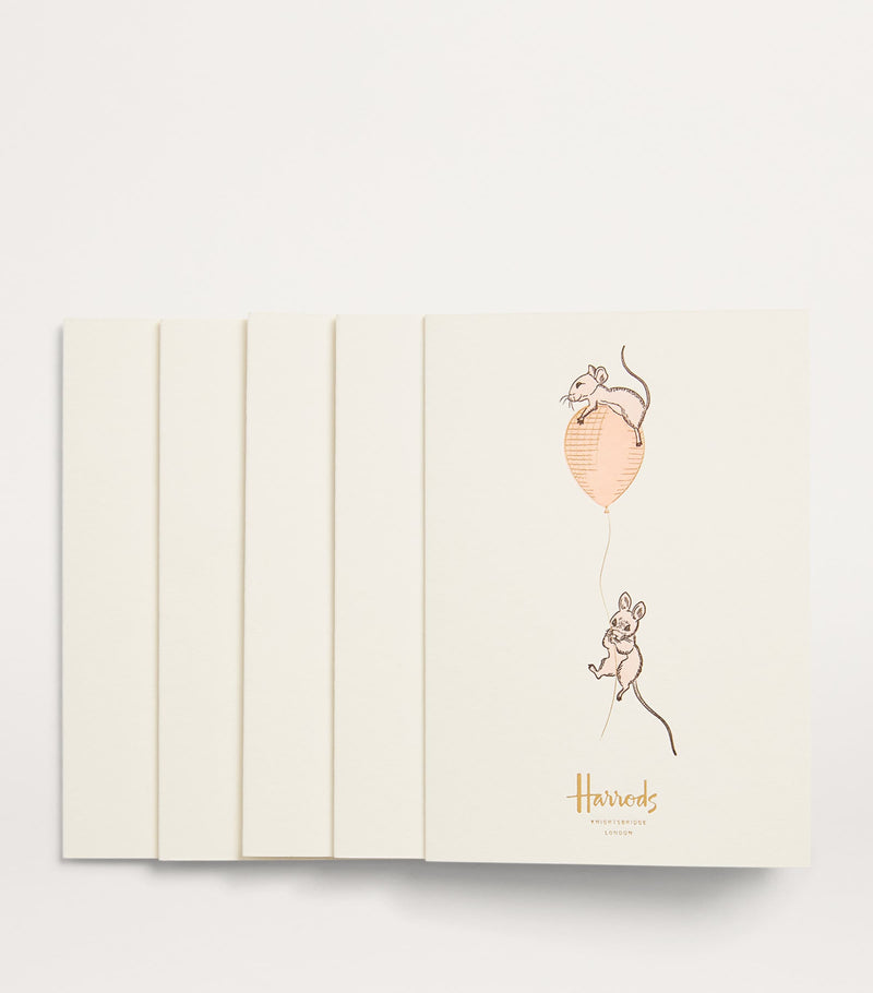 Harrods Mouse Cards pack of 5 - British product