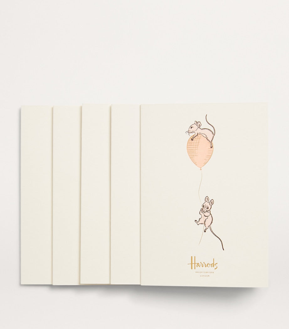 Harrods Mouse Cards pack of 5 - British product