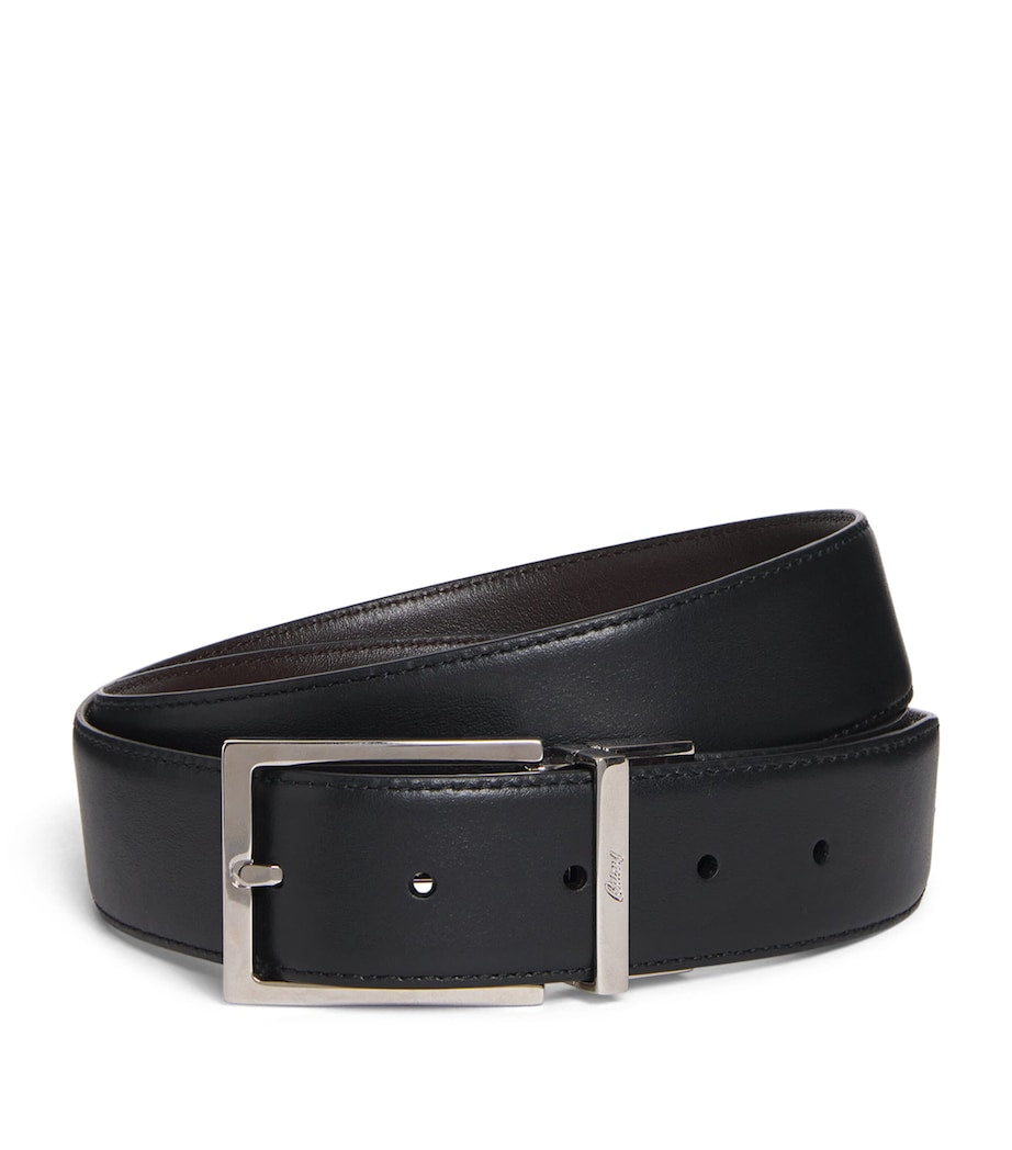 Brioni leather belt 4cm - British product
