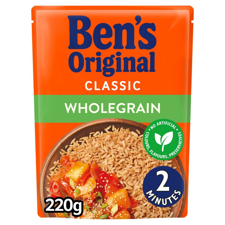 Ben's Original Wholegrain Microwave Rice GOODS ASDA   