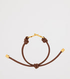 Saint Laurent Cassandre leather bracelet, UK version