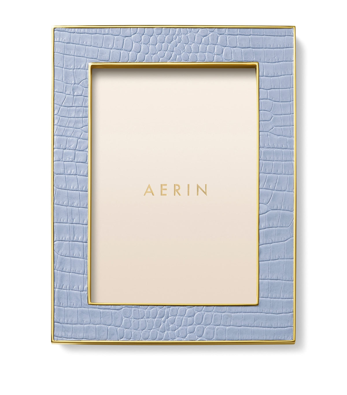Aerin leather classic photo frame 5'' x 7'' - British product