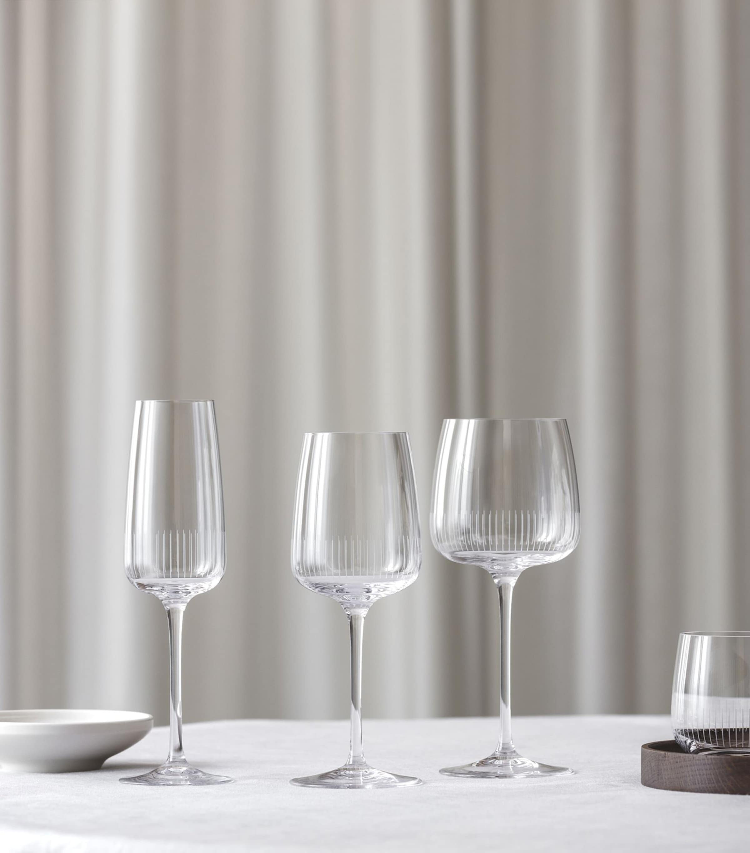 Villeroy & Boch Crystal Afina white wine glasses 125ml (British brand)