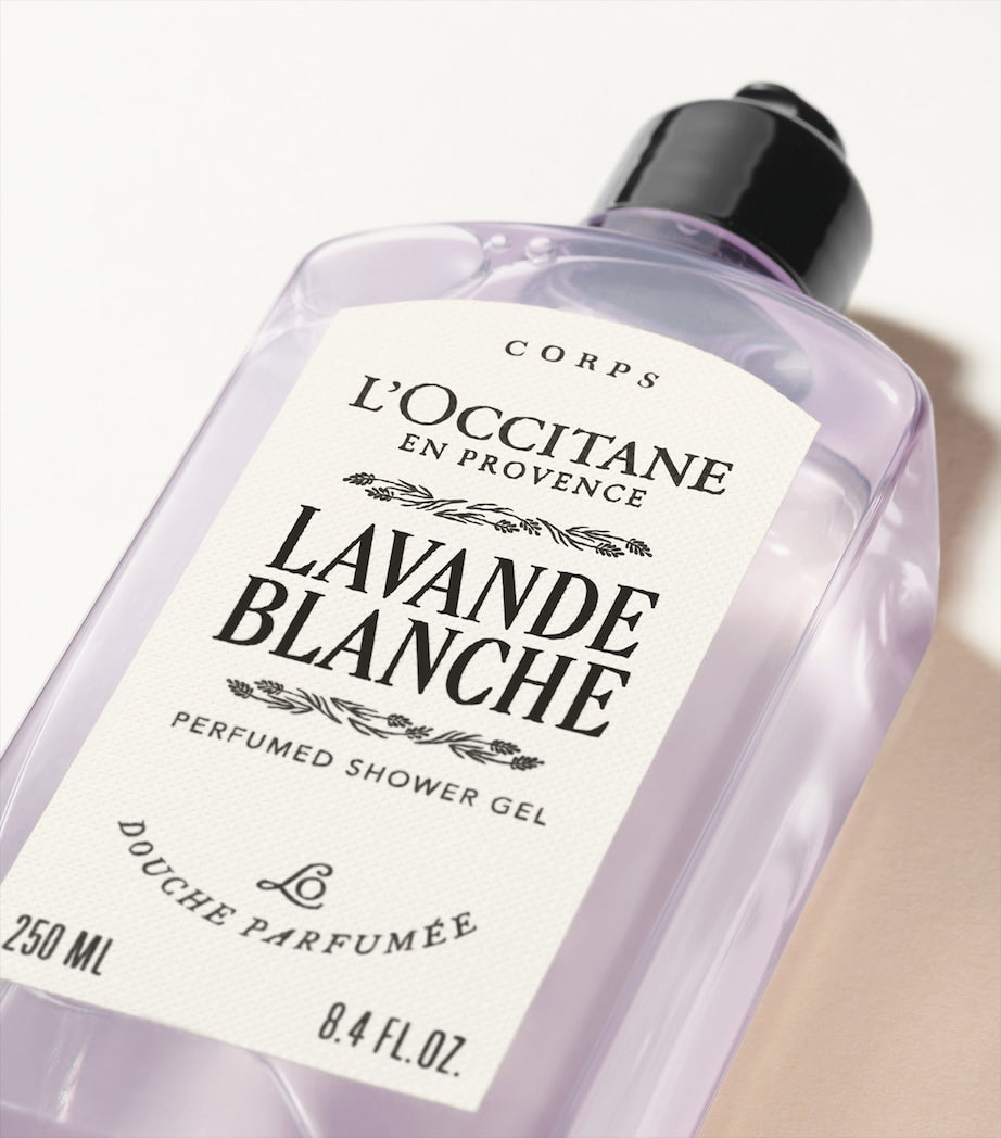 L'Occitane Lavande Blanche shower gel 250ml, UK version