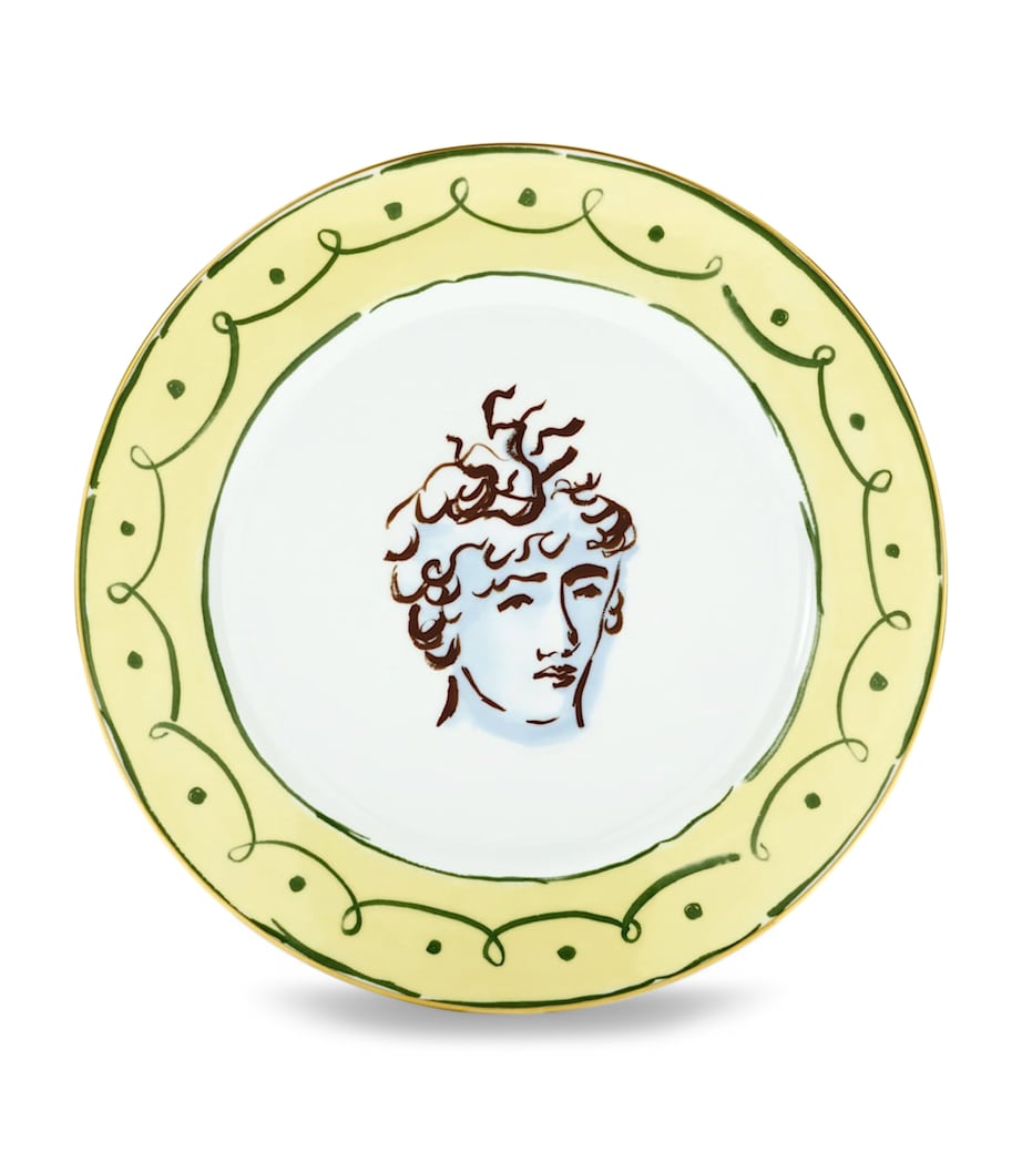 GINORI 1735 Porcelain Il Viaggio di Nettuno Plate 28cm - British product