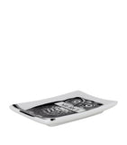 Fornasetti rectangular porcelain ashtray - British product