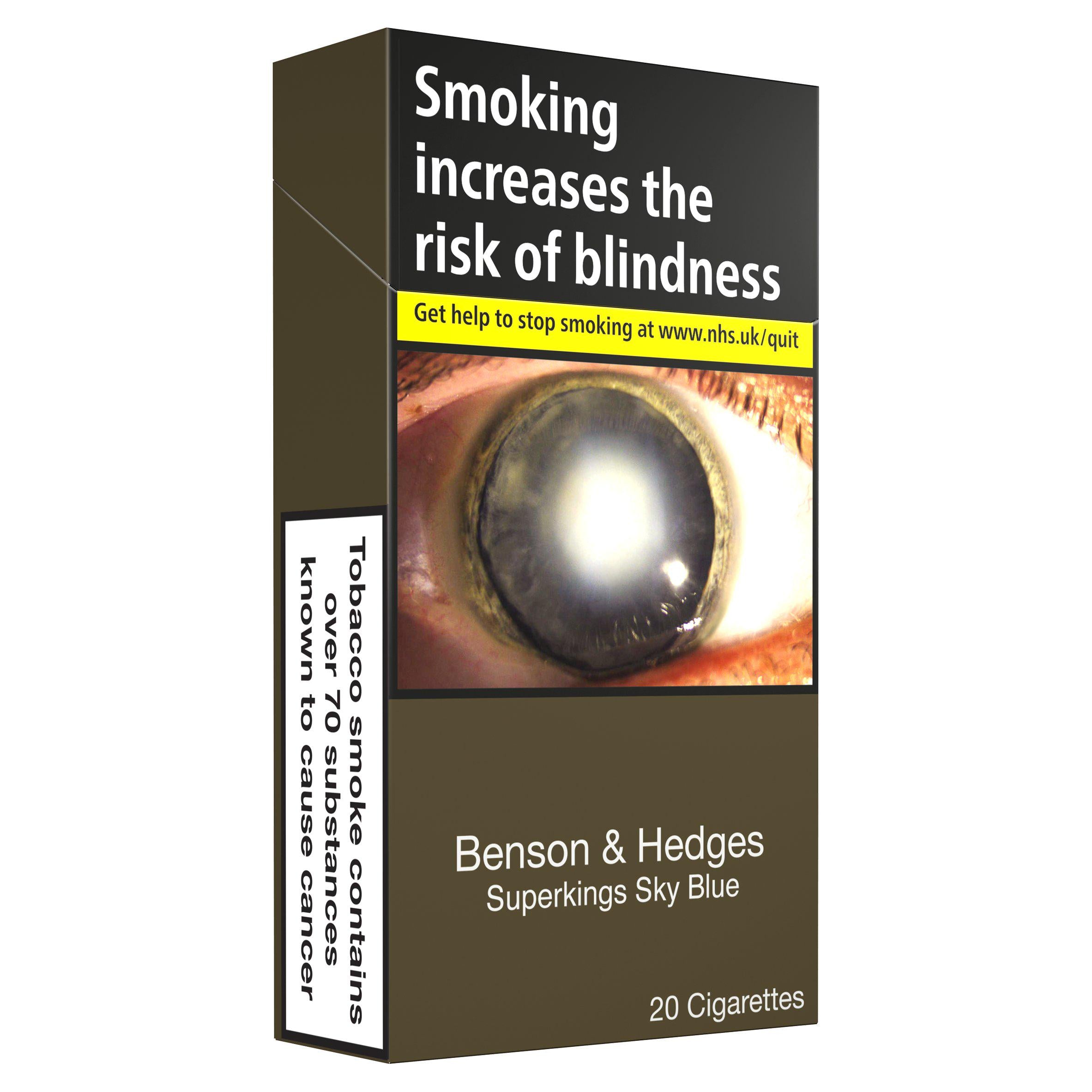 Benson & Hedges Sky Blue Superkings x20 GOODS Sainsburys   