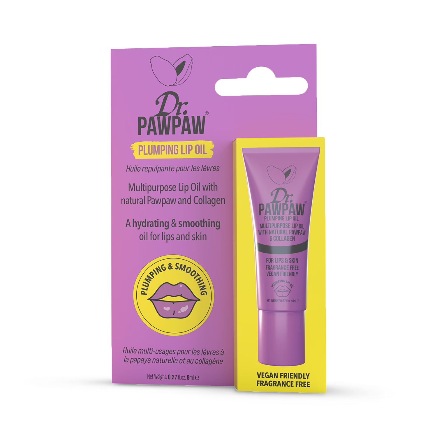 Dr PawPaw plumping lip oil 8ml - British product