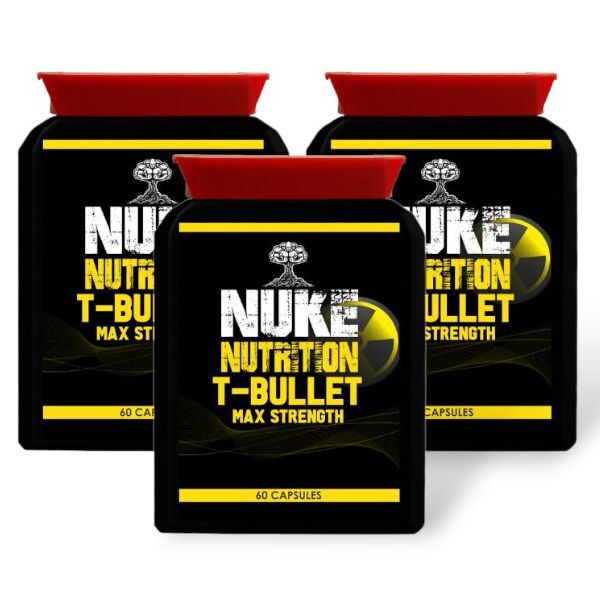 Nuke Nutrition T-Bullet Max Strehgth- 3 Tubs GOODS Superdrug   