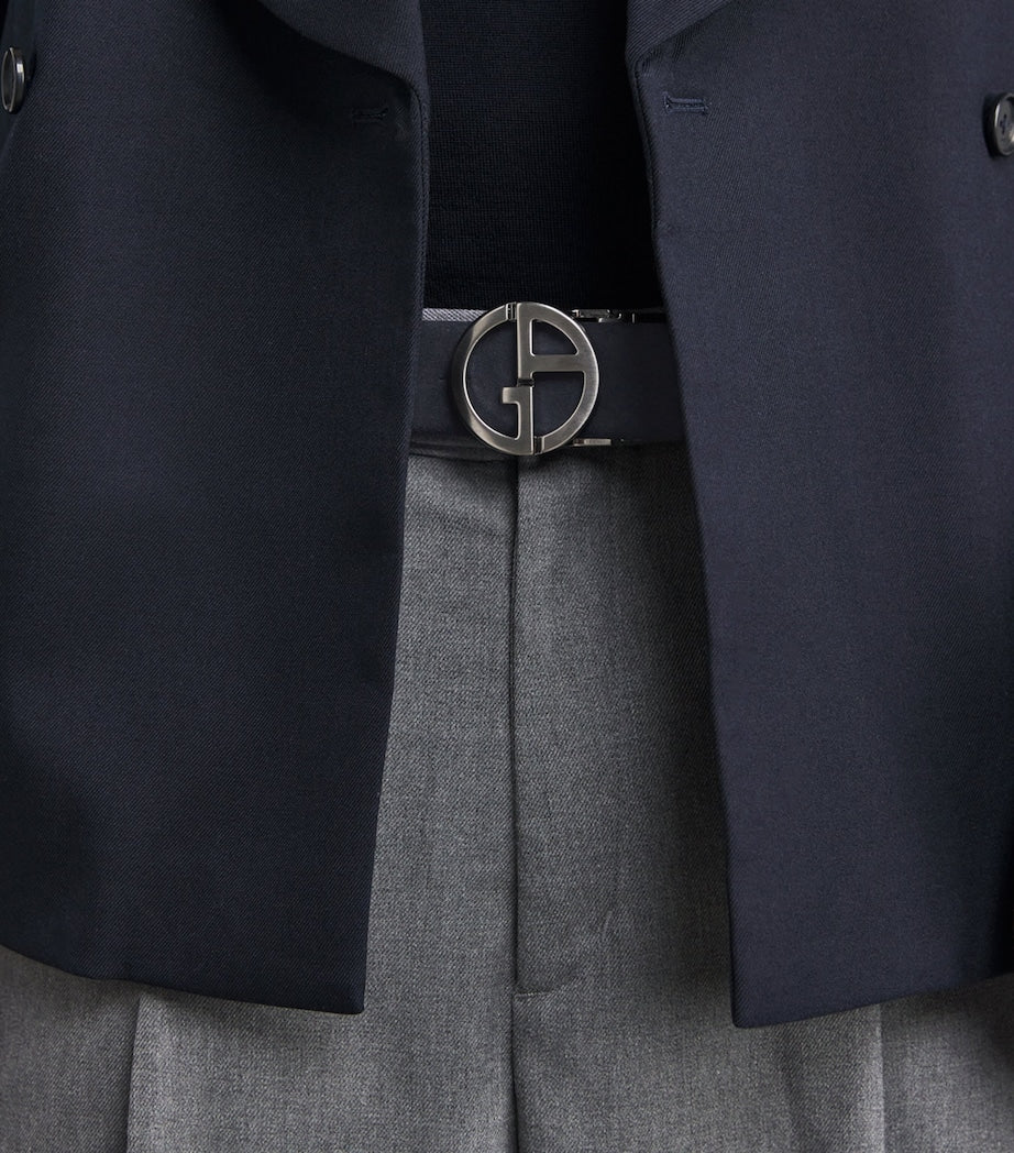 Giorgio Armani suede reversible belt strap 3.5cm (British brand)