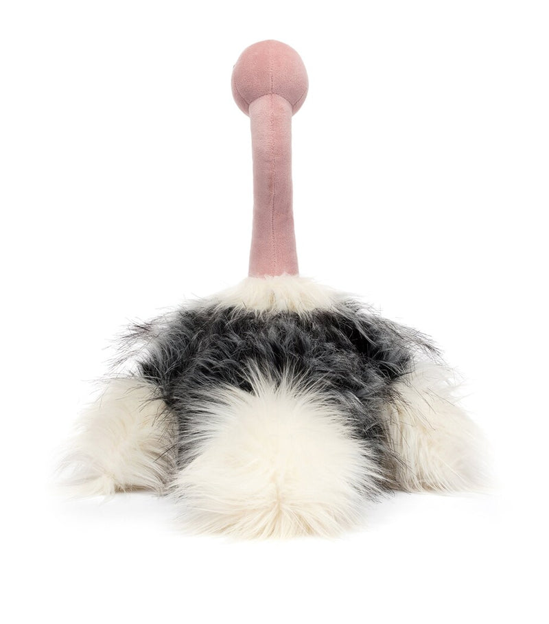 Feathered Ostrich Soft Toy for Children Aged 12 Months and Up