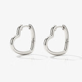 MUCHV gold heart hoop earrings small 1.3cm, UK version