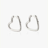 MUCHV gold heart hoop earrings small 1.3cm, UK version