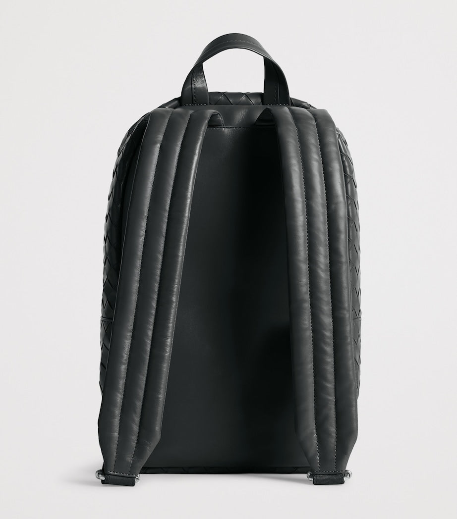 Bottega Veneta Small Intrecciato Leather Backpack, UK version
