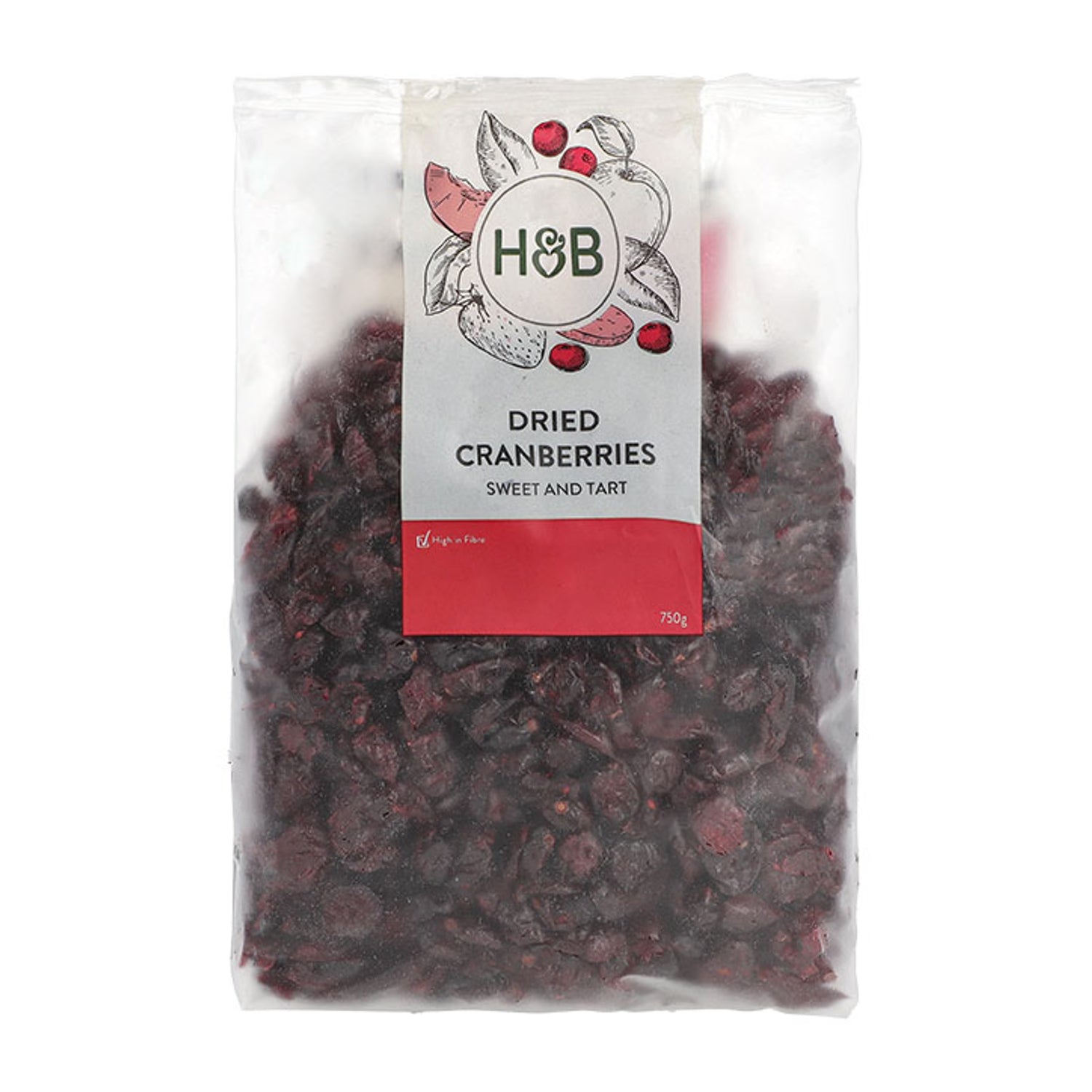 Holland & Barrett dried cranberries 750g, UK version