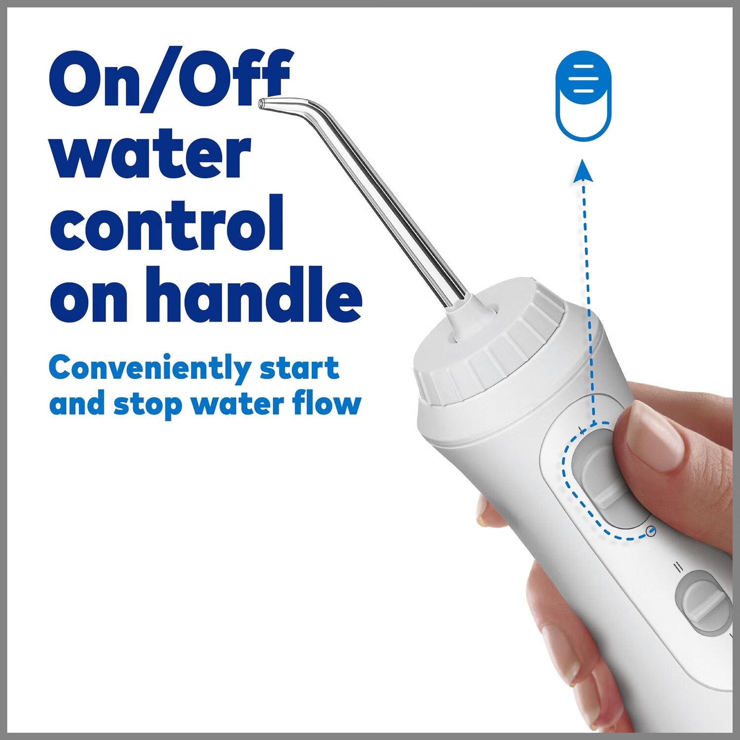 Waterpik Cordless Plus water flosser, imported from the UK