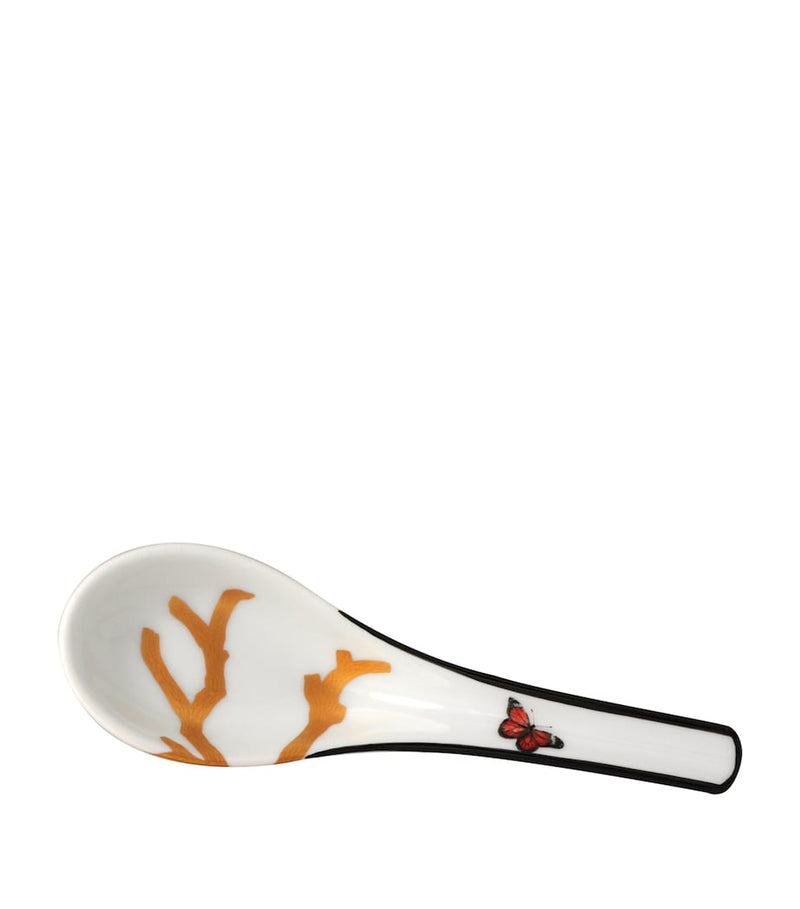 Bernardaud Aux Oiseaux Chinese spoon - British product