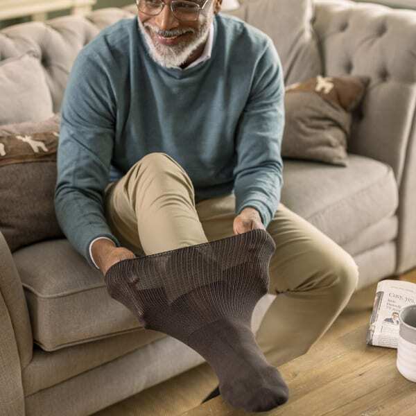 IOMI unisex oedema cotton socks extra wide, UK version