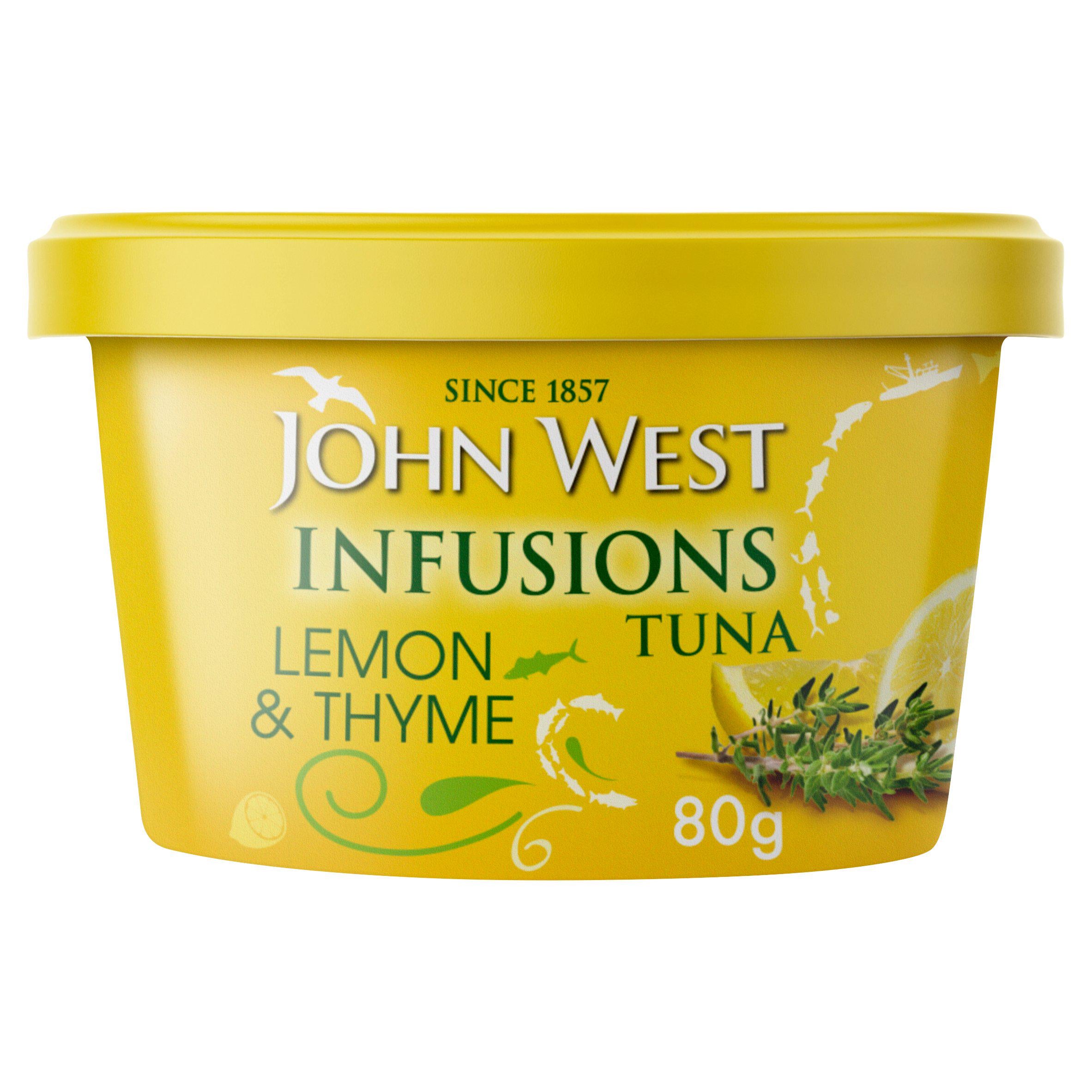 John West Infusions Tuna Lemon & Thyme 80g Fish Sainsburys   