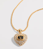 Valentino Garavani bracelet with crystal heart 14cm (British brand)
