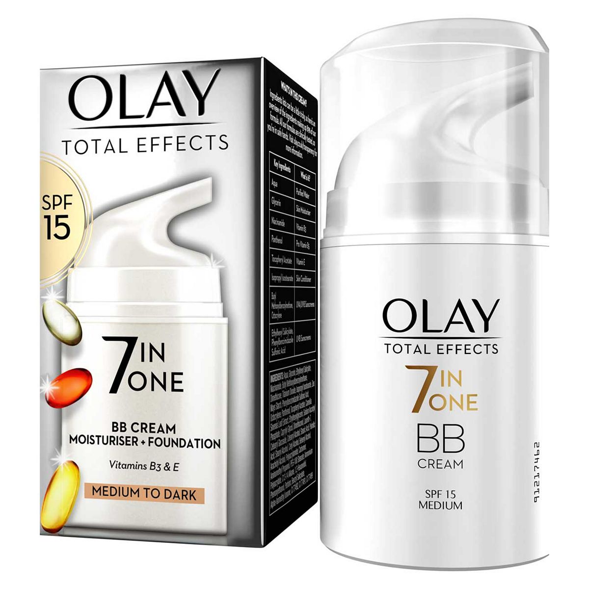 Olay Total Effects Anti-Ageing BB Face Cream SPF15 For Medium Shade 50ml GOODS Boots   